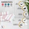 thumbnail image 5 of Ample Decor Hammam Hand Towel Set of 2 100% Cotton 16X28 inch -Red, 5 of 10