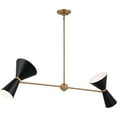 thumbnail image 4 of 52569CPZBK Kichler Lighting Phix - 4 Light Chandelier-13.5 Inches Tall and 8.75 Inches Wide-Champagne Bronze/Black Finish, 4 of 15