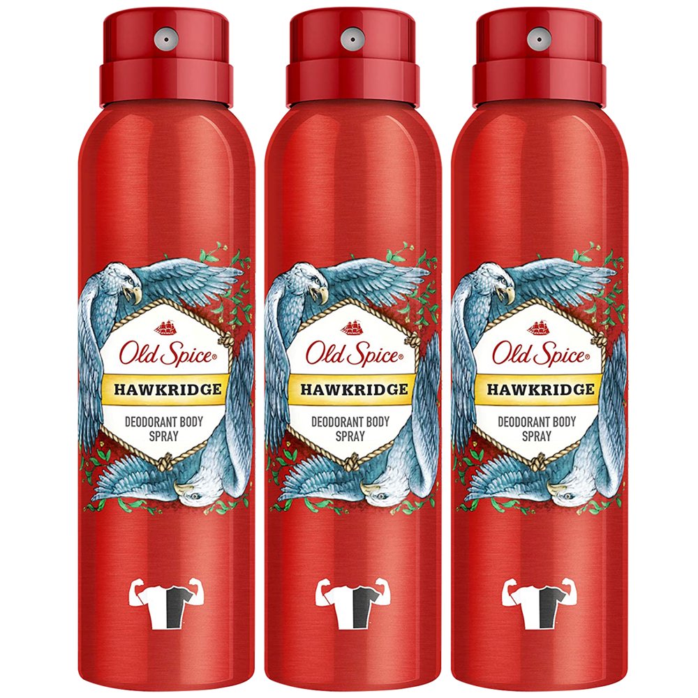 Old Spice Deodorant Body Spray, Hawkridge Scent for Men, 5.07 Ounce