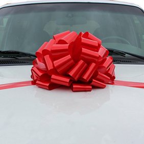 Carbowz Big Red Car Bow Giant 30 Bow Non Scratch Magnet Weather Resistant Vinyl Walmart Com Walmart Com