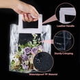 thumbnail image 3 of Valentine's Day 15Pcs PVC Plastic Gift Bags with Handle Rectangle Clear 29cm Bag: 24.5x18x0.1~0.7cm Unfold: 20x17.5x9cm, 3 of 6