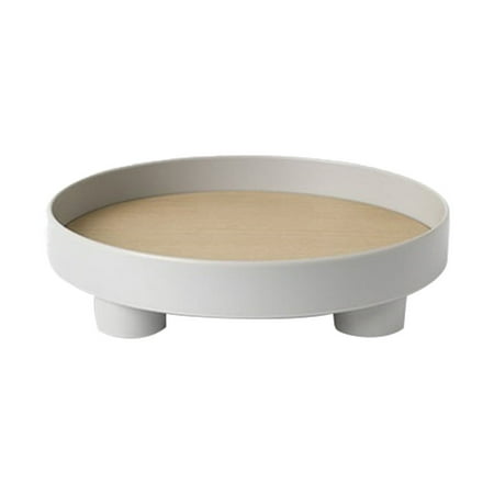 

1PC Nordic Style Storage Tray Multi-purpose Storage Plate Sundries Tray (White)