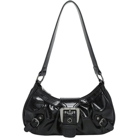 Municipal Women s Top Handle Shoulder Bag Buckle Punk Hobo Clutch Purses Bags