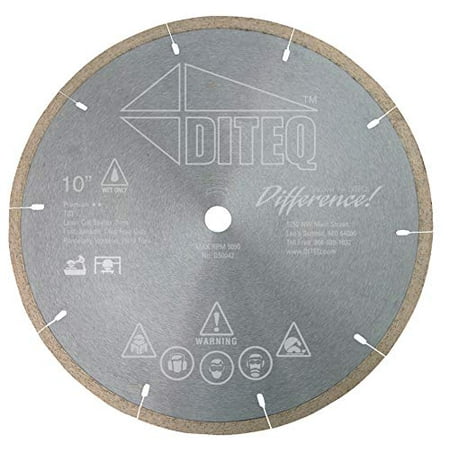 

Diteq T23 Laser Cut Spider Continuous Rim Diamond Blade 10 x .060 x 5/8
