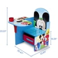 thumbnail image 5 of Silla y escritorio Delta Children con diseño de Mickey Mouse, diseño de Disney, con espacio de almacenamiento, 5 of 5