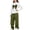 Army Green, variant on Mooqilaa Girls Fall Outfit Sets, 2 Piece Printed Long Sleeve Tops and Cargo Pants Girls' Clothing Sets Size 10-12 Pink