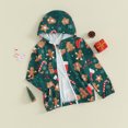 thumbnail image 2 of Okbabeha Kids Girl Boy Hood Zip Jacket Coat 3t 4t 5t 6t 7t 8t Sweatshirt Hoodie Sweater Pullover Top Fall Winter Clothes Outfits, 2 of 7