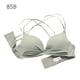 thumbnail image 1 of Sujetador sin costuras Wireless Thicken Sexy Hacer subir Underwear Lencería elástica transpirable, Verde, 85B Inevent AP001256-12B, 1 of 7