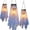 B003- C, variant on Halloween Yard Decorations, Outdoor Ghost Decorations, Hanging Halloween Decor, Halloween Porch Decorations, 8X5X0.5 Inch Soft Gauze Covered Mason Jar Style Hanging Ghost Light