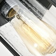 thumbnail image 7 of CHLOE Jeffrey Transitional 1 Light Textured Black Outdoor Wall Sconce 13" Height, 7 of 7