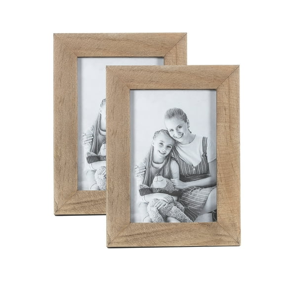 Homebeez Wood Picture Photo Frame 4"*6" Tabletop and Wall Mounted Display