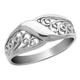 thumbnail image 2 of Fillagree Ring in 14K White Gold, 2 of 4