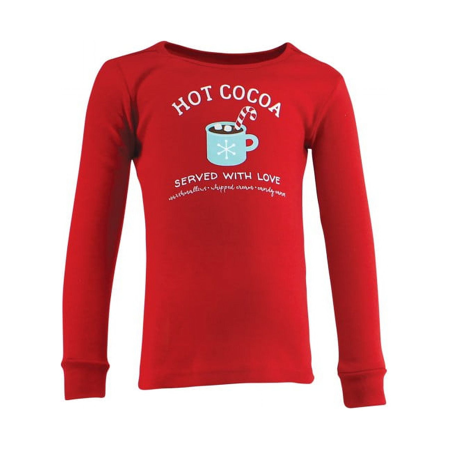 Hudson Baby Child Cotton Pajama Set, Hot Cocoa, 8 Years