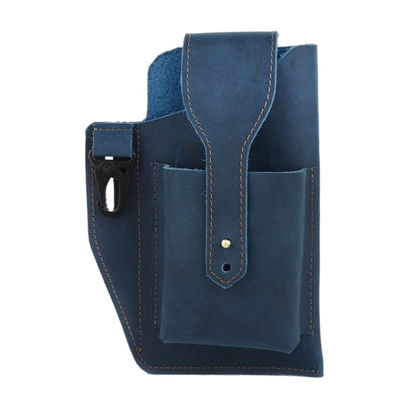 Men Phone Holster,Men Leather Phone Holster for Belt Loop Bag,Leg Hip Pack Fanny Waist Bag Sports Running,Casual Cell Phone and Cigarette Hanging Pocket,PU Key Fob Holder Purse