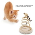 thumbnail image 2 of Divertido gato Teaser espiral lechón leopardo primavera peludo mascota ratón juguete, 2 of 8