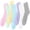 7 Pairs Colorful Solid, variant on Zando 4 Pairs Fuzzy Socks for Women Cozy Slipper Socks Warm Fluffy Socks Soft Home Sleeping Socks Gifts
