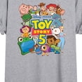 thumbnail image 3 of Toy Story 5 - Character Collage - Juniors Oversized Graphic T-Shirt, 3 of 5