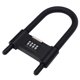 thumbnail image 1 of Candado De Combinación Ajustable De 4 Dígitos Candado En U Antirrobo Resistente Para Bicicleta Con Grillete Ajustable Para Puerta De Vidrio, Puerta, Cobertizo, Cerca, Rango, 1 of 7