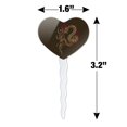 thumbnail image 6 of Death Trap Snake Sword Biker Motorcyle Chopper Heart Love Cupcake Picks Toppers Decoration Set of 6, 6 of 7