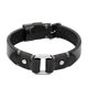 thumbnail image 1 of Pulsera Fossil Machine de cuero negro y acero inoxidable, 1 of 5