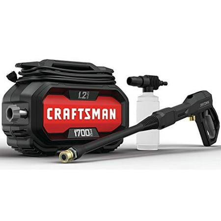 CRAFTSMAN Electric Pressure Washer, Cold Water, 1700-PSI, 1.2-GPM, Corded (CMEPW1700) (B085285X4J)
