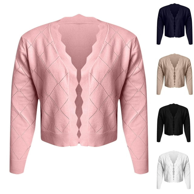 Sudadera con capucha gris,Cárdigan con lazo para mujer, chaqueta de punto transpirable, top de manga larga con cuello en V, blusa corta de poliéster, ropa informal, sopatenor