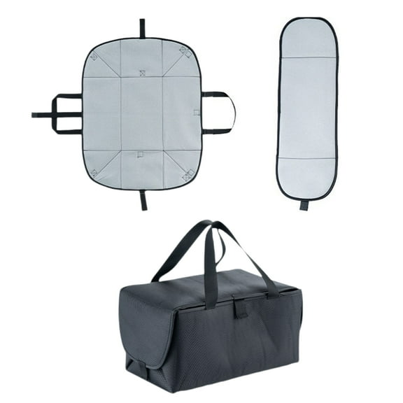 Heatproof Ironing Board With Large Work Area Reusable Oxford Fabric Foldable Steams Iron Organizers For Home Or Travel