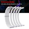thumbnail image 1 of TEUCER ATX 24Pin 8P EPS PCI-E PSU GPU CPU Placa base Cable de extensión (marfil), 1 of 6
