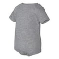 thumbnail image 2 of Bella + Canvas Infant Short-Sleeve Baby Rib One-Piece B100, 2 of 3