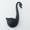 Black, variant on Swan-Shaped Mini Tea Infuser - Creative Plastic Tea Strainer for Loose Leaf & Blooming Teas, Kitchen & Dining Accessory, Tea Accessories