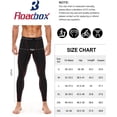 thumbnail image 5 of Roadbox Men's Compression Pants Base Layer Tights Leggings, 5 of 5