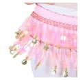 thumbnail image 6 of Women Belly Dance Hip Skirt Scarf Wrap Belt Glitter Sequins Tassel Hip Scarf Skirt Dance Costume, 6 of 7