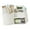 White, variant on Space Saving Desktop Organizers Rotating Feature Clear For Efficient Use