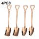 thumbnail image 1 of Cucharas de Acero Inoxidable 410 para Café, 4 Uds., Juego de Cubiertos con Estilo Creativo en Forma de Palas, para Helado o Bares y de Estilo Retro, 1 of 4