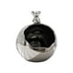 thumbnail image 3 of Caja de almacenamiento con forma de oso, joyero, artesanía, cerámica, decorativa, moderna Plata, 3 of 9