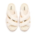 thumbnail image 2 of Dearfoams Cozy Comfort Women's Metallic Crossband Slippers, 2 of 6