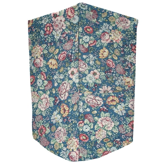 Rose Garden Coffee Maker Cover by Penny's Needful Things (Blue)