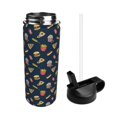 thumbnail image 2 of Picia Fastfood Pattern 18oz Sports Insulated Kettle With Straw Insulated Water Bottle For Running Hiking Cycling Climbing Men'S Woman Insulated Water Bottle, 2 of 8