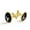 Color 5, variant on Men's Classic Stainless Steel, Cat Skull Flowers Mushroom Pattern Cufflinks Business Wedding Shirts, Golden