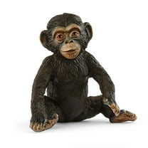 Schleich Wild Life - 2" Baby Chimpanzee Toy Figurine- Realistic Animal Toys - Durable, Educational Figure for Fun Imaginative Play - Kids and Toddlers Ages 3  14884