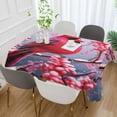 thumbnail image 5 of Coolnut Snow Cardinal Rectangle Tablecloth Waterproof Polyester Table Clothative Stain Resistant & Wrinkle Resistant Washable Table Cover for Dining Table/Party/Camping 60x90 Inch Decor Gift, 5 of 7