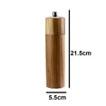 thumbnail image 2 of Salt and Pepper Grinder Pepper Mill Grinder Pepper Grinders Salt Mill with Adjustable Ceramic Rotor- Wooden Pepper Grinder -Salt Grinder and Pepper Mill, 2 of 5