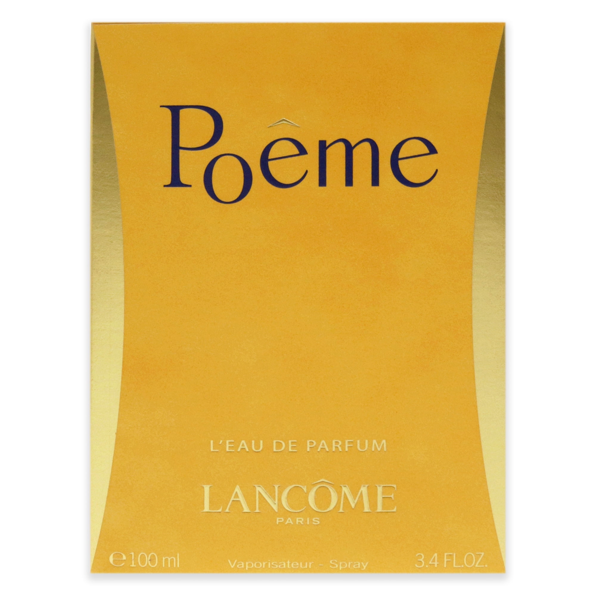 Lancome Poeme Eau De Parfum, 3.4 oz L'EDP Spray for Women