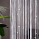 thumbnail image 5 of Beaded Curtain Door String Curtains for Doorway Tassels Beads Hanging Fringe Hippie Room Divider Window (39×79in, White), 5 of 5