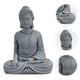 thumbnail image 5 of EeaseMX 1 estatua de Buda de arenisca, figura zen, artesanía decorativa para el hogar (gris), 5 of 8