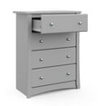 thumbnail image 7 of Hommpa Gray Dresser for Bedroom 4 Drawers Chests of Drawers, 7 of 7