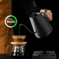thumbnail image 4 of Eurhowing Electric Gooseneck Kettle, 0.6L Stainless Steel Pour-Over Kettle, 1000W Brewing Kettle for Coffee & Tea, 1°C Temperature Control & Hold, Black, 4 of 13
