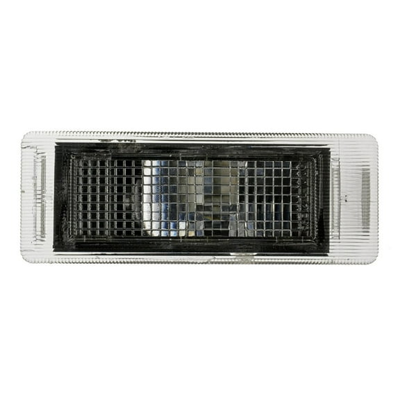 KarParts360 For GMC Terrain 2010-2024 License Plate Light Lens | Plastic Material | Clear Finish | Black | Irregular Shape | Bulb Excluded | Replacement For 13502178