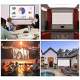 thumbnail image 1 of pitrice Projector Screen Foldable Wide Angle Mothproof 16:9 Replacement Home Bedroom Classroom Projecting Screens Accessories 100inch, 1 of 9