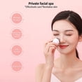 thumbnail image 3 of Appareil de Massage Facial par Vibration avec Luminothérapie Rouge - Matériau ABS 6 V, Appareil de Beauté Anti-Rides pour Raffermir et Rehausser la Peau, Comprend 2 Piles CR2032, Offert en Blanc/rose, 3 of 7